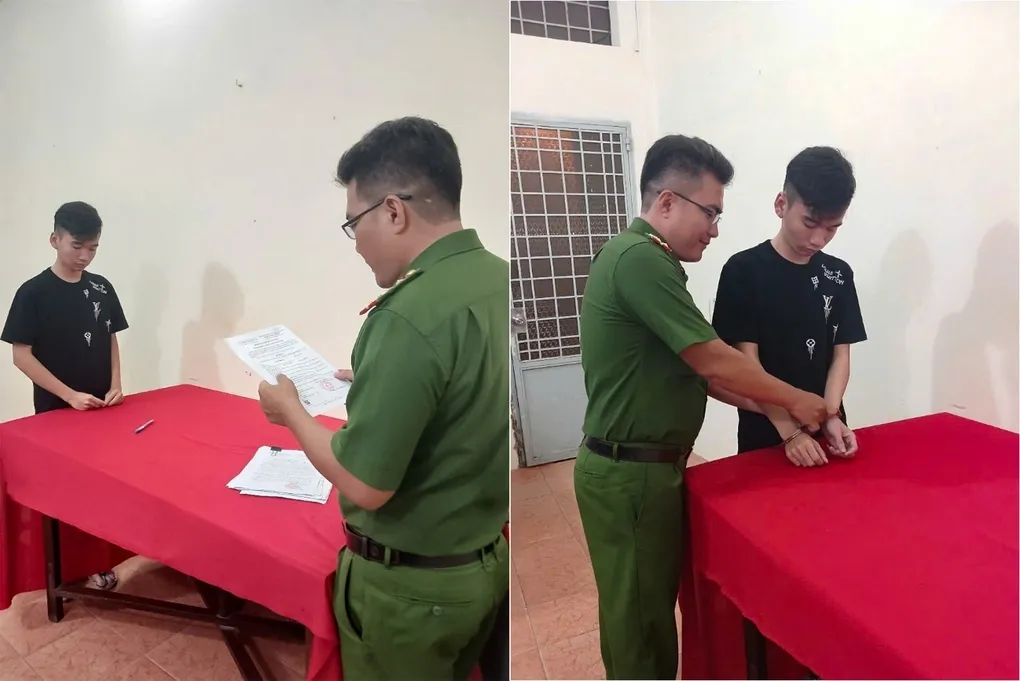 Tạm giam thanh ni&ecirc;n 19 tuổi l&ocirc;i k&eacute;o nh&oacute;m mang hung kh&iacute; g&acirc;y rối ở Cần Thơ- Ảnh 1.