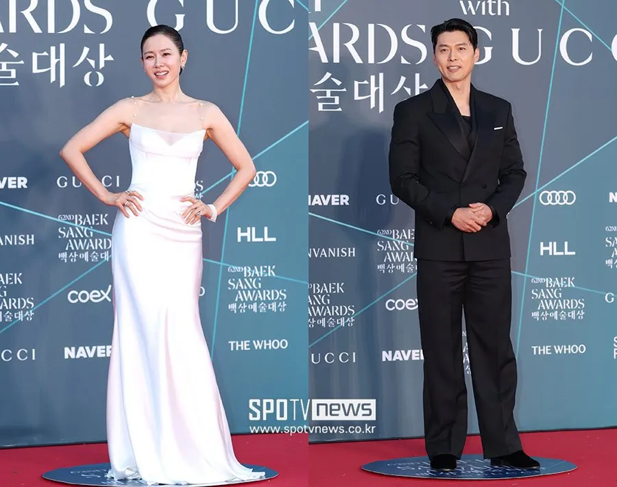 Hyun Bin - Son Ye Jin v&agrave; loạt khoảnh khắc &ldquo;t&igrave;nh bể b&igrave;nh&rdquo; tại Baeksang 2026 - Ảnh 3.