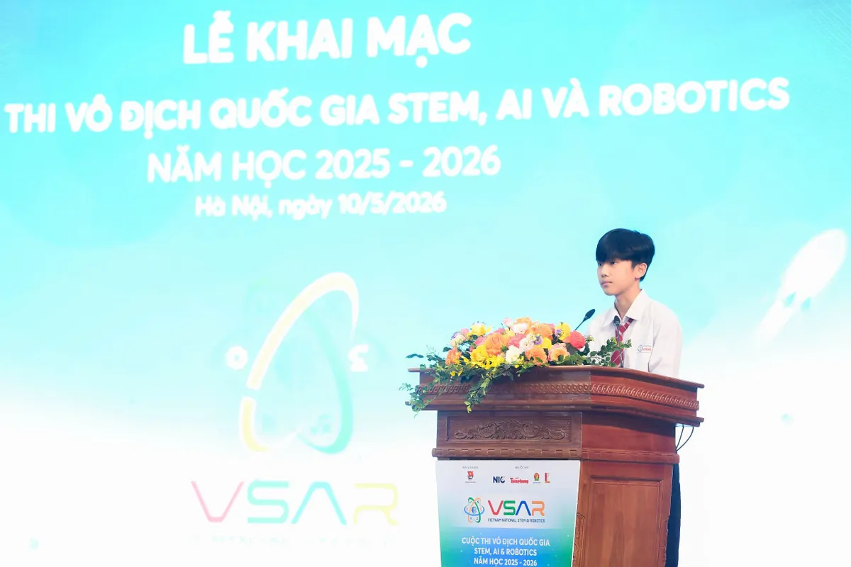 Gần 3.000 học sinh tranh tài tại Chung kết quốc gia STEM, AI và Robotics 2026 - Ảnh 5.