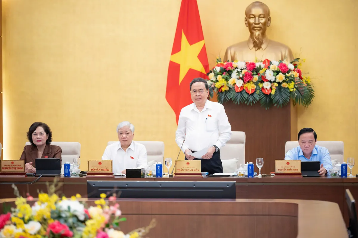 Chủ tịch Quốc hội Trần Thanh Mẫn: Kh&ocirc;ng để ph&aacute;t sinh nợ đọng văn bản hướng dẫn thi h&agrave;nh luật - Ảnh 1.