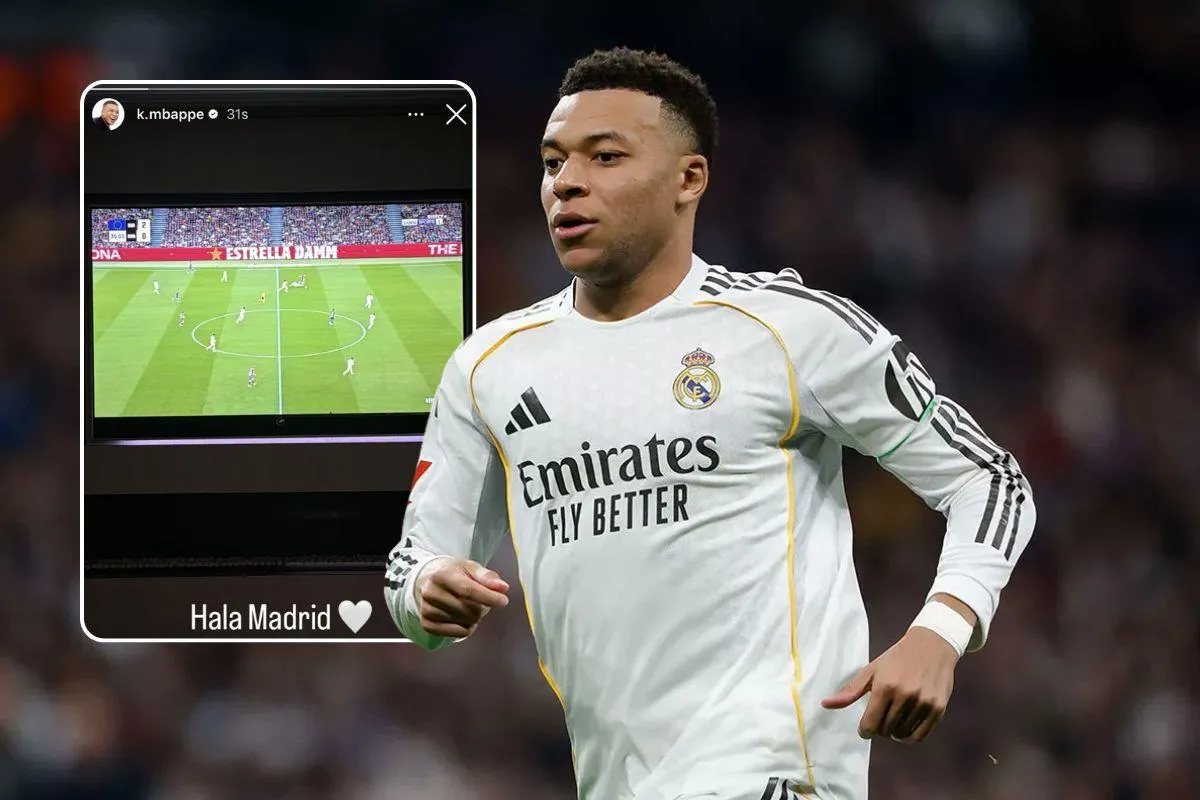 Mbappe bị CĐV Real Madrid chỉ tr&iacute;ch v&igrave; đăng ảnh giữa trận thua Barca- Ảnh 1.