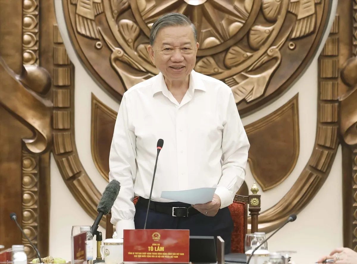 Tổng B&iacute; thư, Chủ tịch nước T&ocirc; L&acirc;m: Kh&ocirc;ng để lẫn vai, lẫn việc giữa c&ocirc;ng t&aacute;c Đảng v&agrave; c&ocirc;ng t&aacute;c Nh&agrave; nước- Ảnh 1.