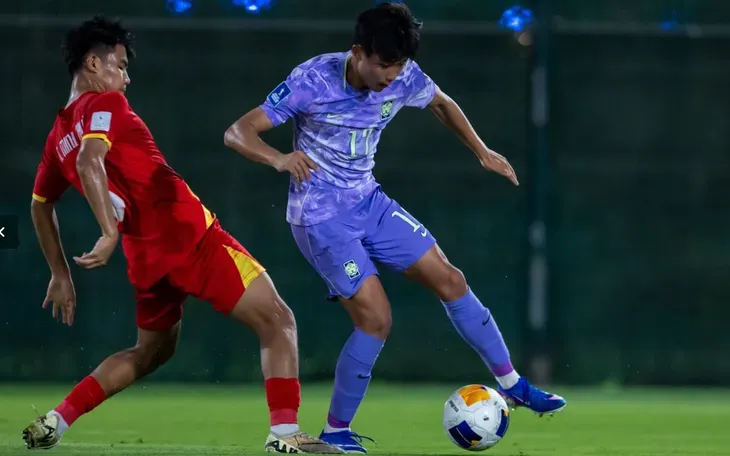 U17 Việt Nam sụp đổ cuối trận, thua tiếc nuối U17 H&agrave;n Quốc- Ảnh 1.