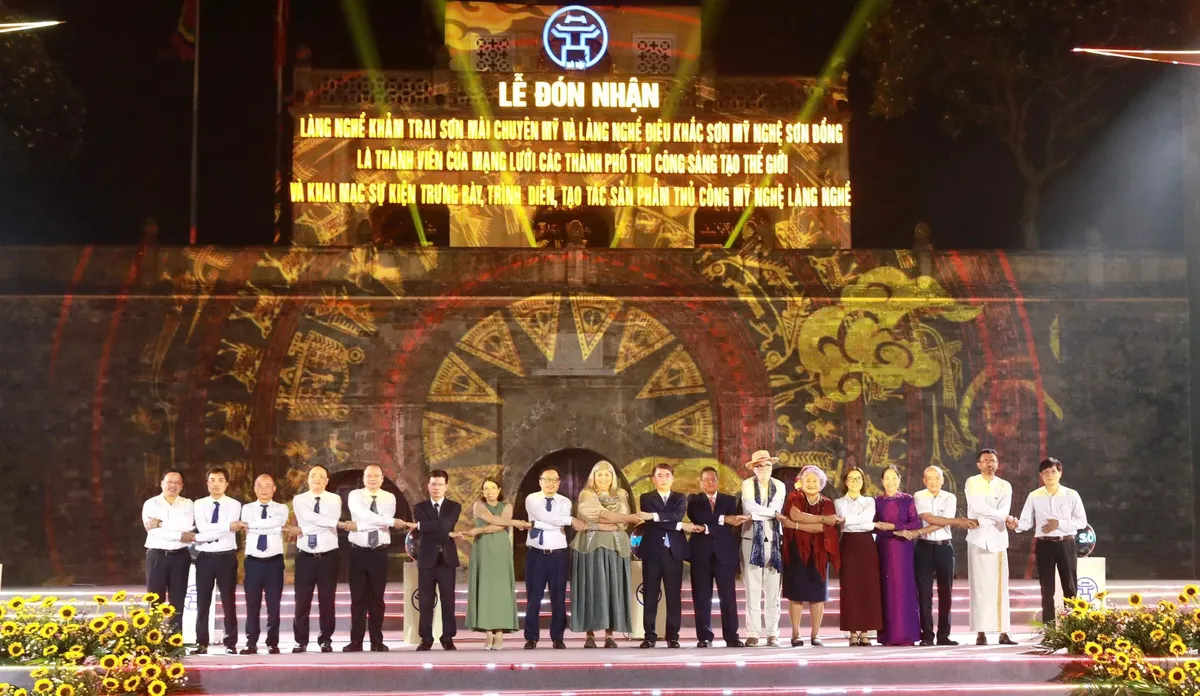 Hà Nội có thêm 2 làng nghề gia nhập mạng lưới thủ công sáng tạo thế giới - Ảnh 1.