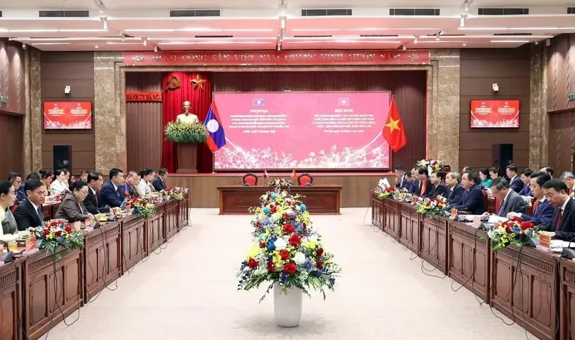 Hà Nội và Vientiane tăng cường hợp tác toàn diện giai đoạn 2026-2030- Ảnh 1. Hà Nội và Vientiane tăng cường hợp tác toàn diện giai đoạn 2026-2030- Ảnh 1.