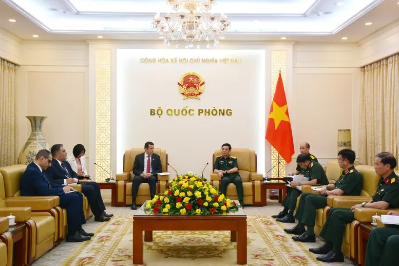 Phó Thủ tướng, Bộ trưởng Bộ Quốc phòng tiếp Đại sứ Thụy Điển và Đại sứ Algeria - Ảnh 2.