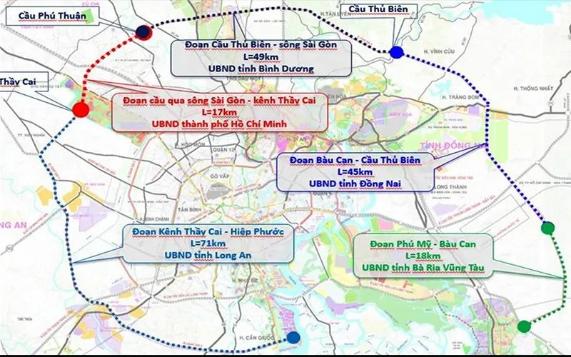 TP.Hồ Chí Minh phê duyệt 4.288 tỷ đồng để giải phóng 18,2 km mặt bằng làm đường Vành đai 4- Ảnh 1. TP.Hồ Chí Minh phê duyệt 4.288 tỷ đồng để giải phóng 18,2 km mặt bằng làm đường Vành đai 4- Ảnh 1.