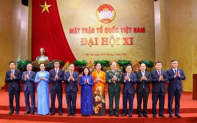 Ban Thường trực Ủy ban Trung ương MTTQ Việt Nam khóa XI, nhiệm kỳ 2026-2031 ra mắt Đại hội