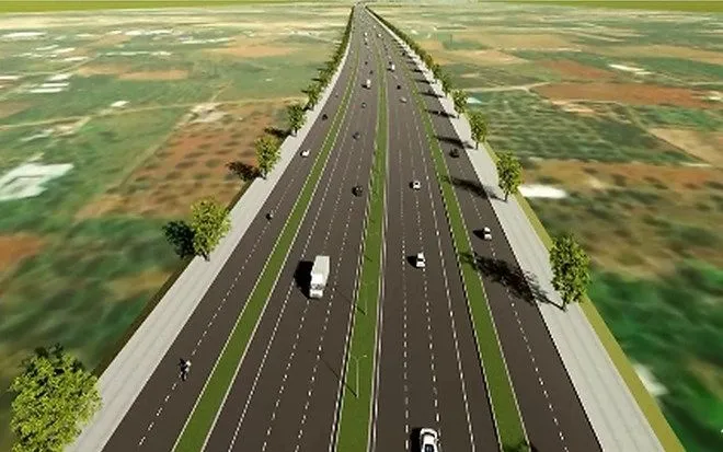 Phối cảnh cao tốc Hồ Tràm - Cảng hàng không quốc tế Long Thành chuẩn bị khởi công