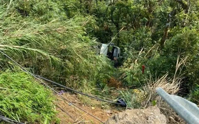 Hiện trường vụ tai nạn.