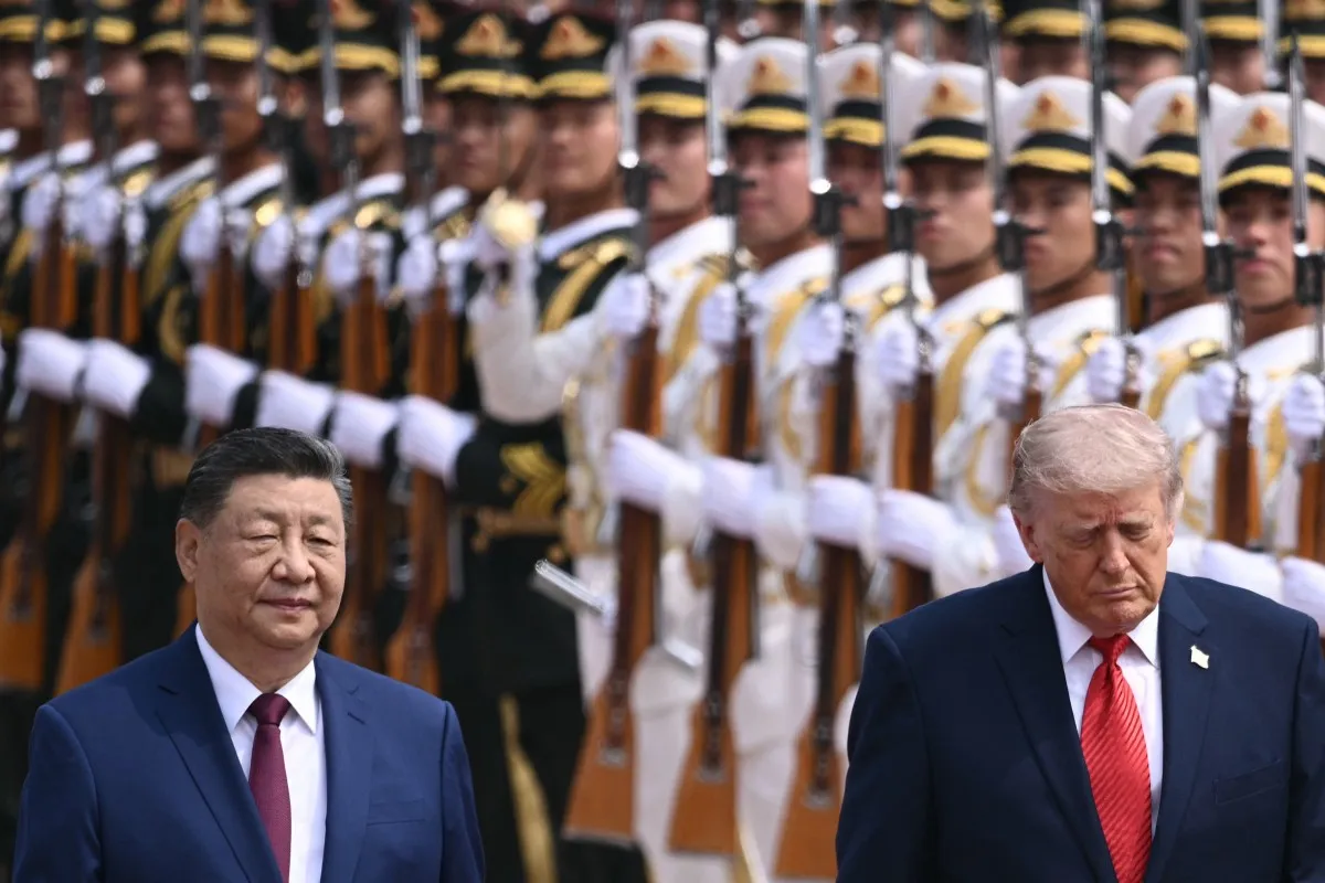 Trung Quốc tổ chức trọng thể lễ đón chính thức Tổng thống Donald Trump - Ảnh 1.