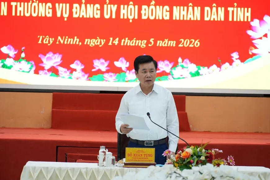 Đoàn kiểm tra số 19 của Bộ Chính trị làm việc với Tây Ninh - Ảnh 1.