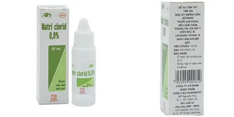Thu hồi to&agrave;n quốc l&ocirc; thuốc nhỏ mắt Natri clorid 0,9% kh&ocirc;ng đạt chất lượng- Ảnh 1.