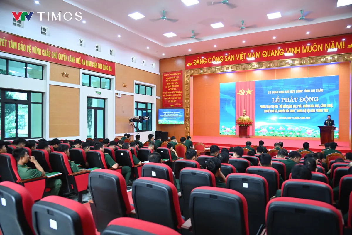 Lai Ch&acirc;u: Đổi mới s&aacute;ng tạo, ph&aacute;t triển khoa học, c&ocirc;ng nghệ, chuyển đổi số, chuyển đổi xanh trong lực lượng bi&ecirc;n ph&ograve;ng - Ảnh 1.