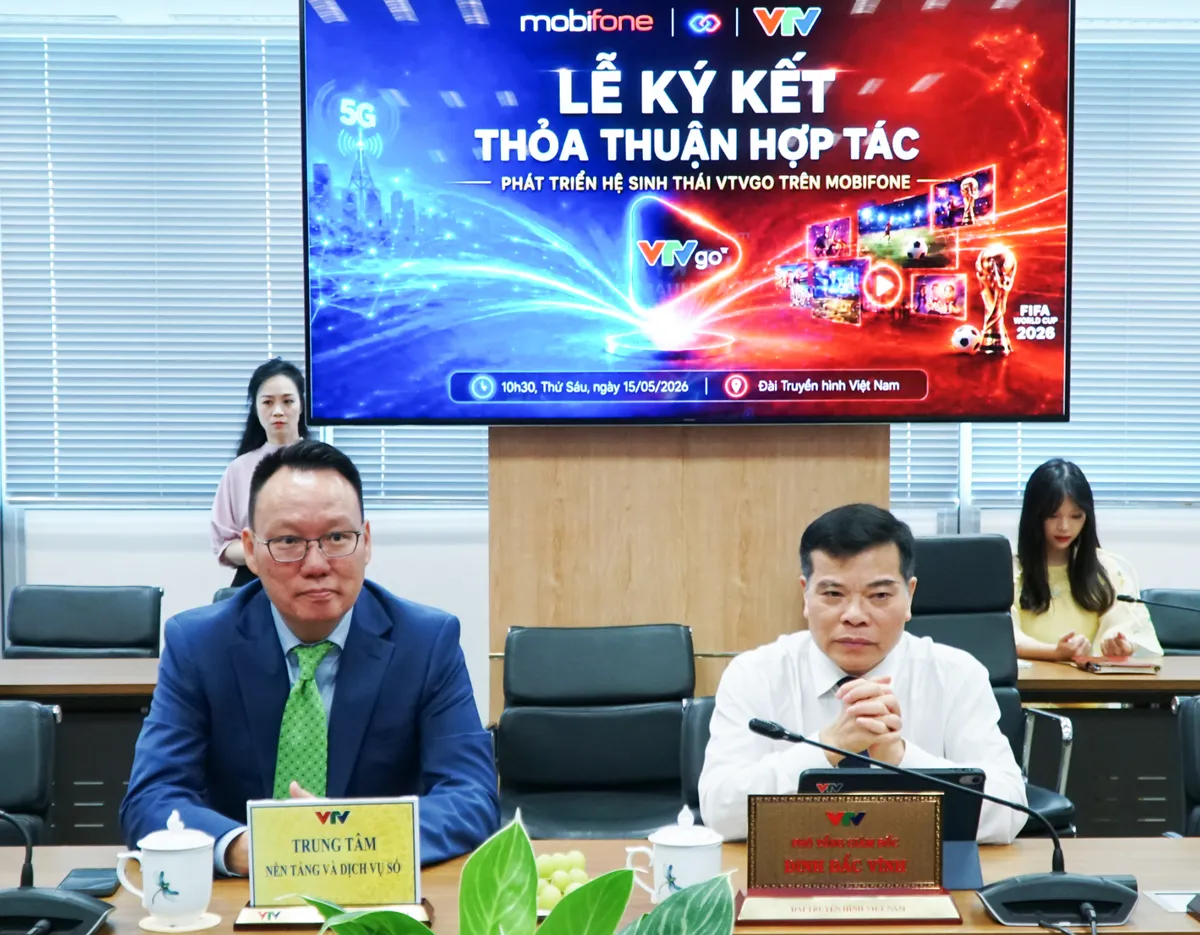VTV Digital hợp tác, phát triển sản phẩm, dịch vụ số với MobiFone - Ảnh 1.