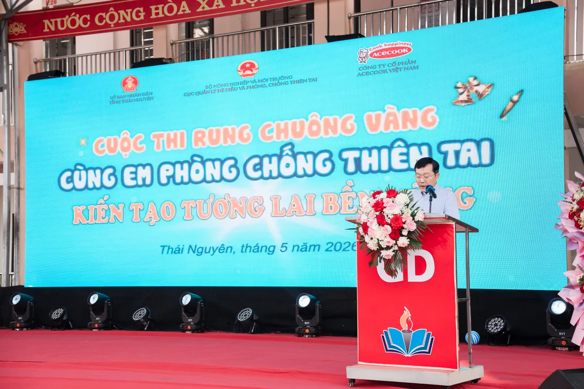 Học sinh Th&aacute;i Nguy&ecirc;n học c&aacute;ch ứng ph&oacute; thi&ecirc;n tai - Ảnh 2.