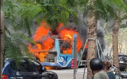 Hiện trường vụ cháy.