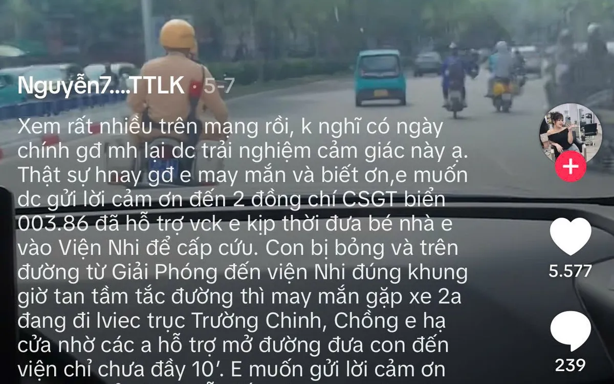 Những hành động nhanh chóng, trách nhiệm của cán bộ, chiến sĩ đã để lại nhiều tình cảm tốt đẹp trong lòng nhân dân.