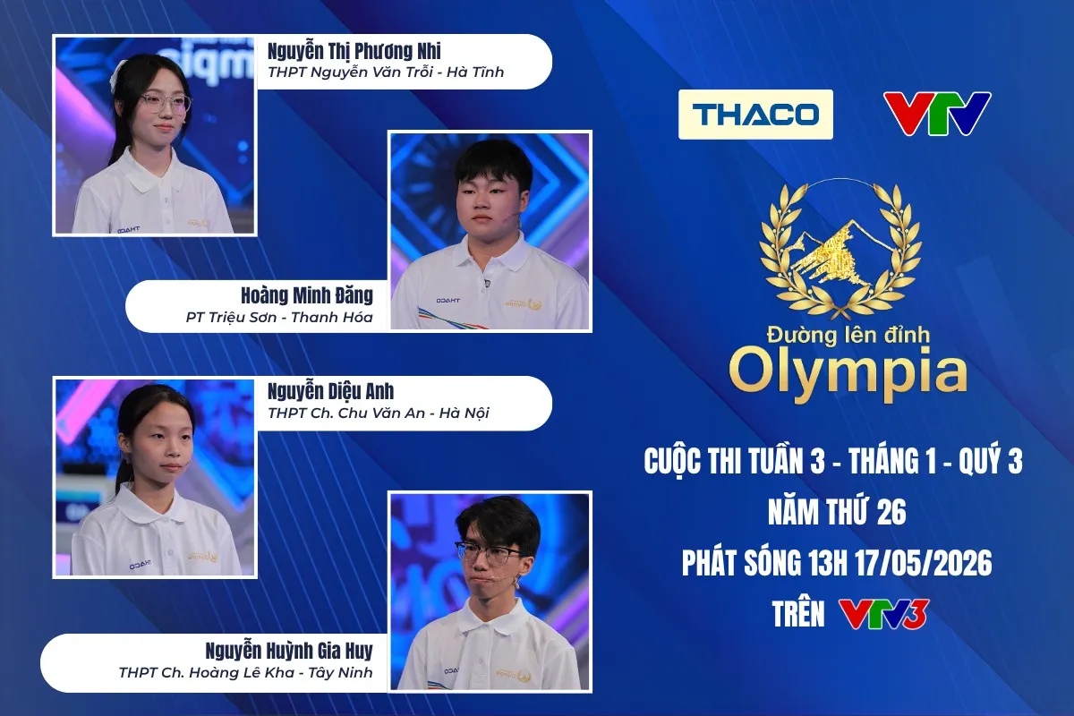 Nữ sinh Chuyên Chu Văn An (Hà Nộ) giành vòng nguyệt quế Đường lên đỉnh Olympia - Ảnh 1.