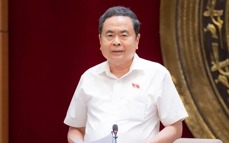 Chủ tịch Quốc hội Trần Thanh Mẫn phát biểu chỉ đạo tại cuộc làm việc