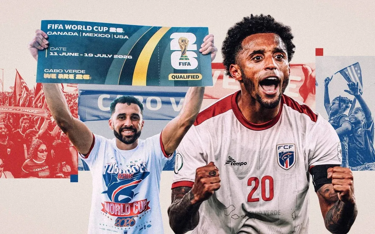 Cape Verde đã giành quyền tham dự World Cup lần đầu tiên. (Ảnh: Getty Images; Thiết kế: Eamonn Dalton & Kelsea Petersen/The Athletic)