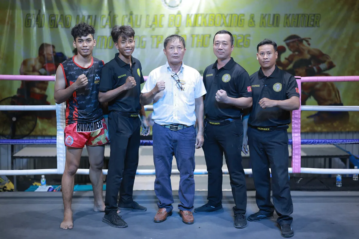 Cần Thơ: Khai mạc giải Kickboxing - Kun Khmer mở rộng lần thứ I năm 2026- Ảnh 2.