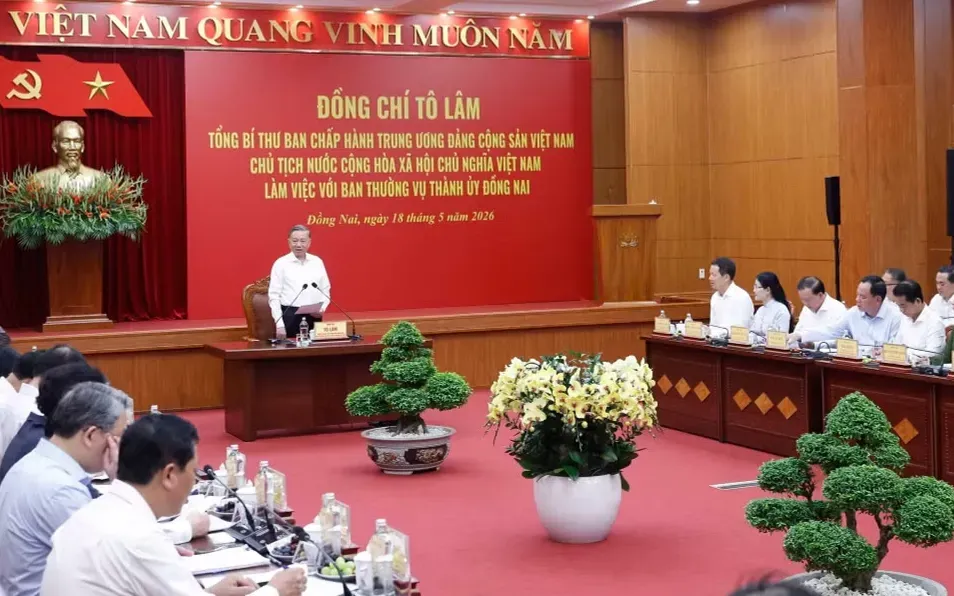 Tổng Bí thư, Chủ tịch nước Tô Lâm: Đồng Nai phải vượt khỏi giới hạn của trung tâm công nghiệp truyền thống- Ảnh 1. Tổng Bí thư, Chủ tịch nước Tô Lâm: Đồng Nai phải vượt khỏi giới hạn của trung tâm công nghiệp truyền thống- Ảnh 1.