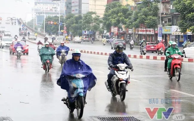 Khu vực Bắc Bộ và Bắc Trung Bộ có mưa vừa đến rất to.
