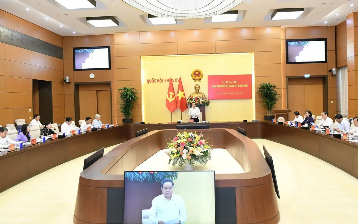 Chủ tịch Quốc hội Trần Thanh Mẫn chủ trì họp Ban Thường vụ Đảng ủy Quốc hội về công tác cán bộ- Ảnh 1. Chủ tịch Quốc hội Trần Thanh Mẫn chủ trì họp Ban Thường vụ Đảng ủy Quốc hội về công tác cán bộ- Ảnh 1.