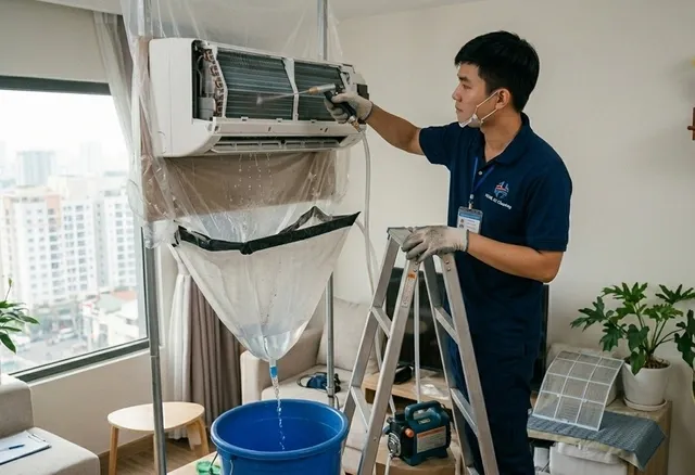 Bệnh viện Bạch Mai cảnh báo nguy cơ dị ứng từ điều hòa không được vệ sinh định kỳ- Ảnh 1. Bệnh viện Bạch Mai cảnh báo nguy cơ dị ứng từ điều hòa không được vệ sinh định kỳ- Ảnh 1.
