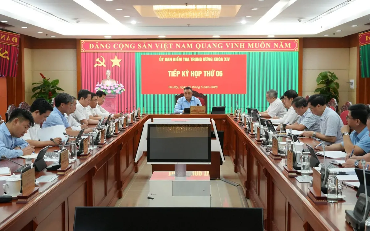 Toàn cảnh kỳ họp thứ 6, Ủy ban Kiểm tra Trung ương.