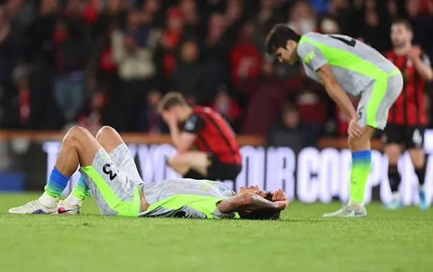 Man City bị Bournemouth cầm hòa, Arsenal đăng quang sớm Ngoại hạng Anh- Ảnh 1. Man City bị Bournemouth cầm hòa, Arsenal đăng quang sớm Ngoại hạng Anh- Ảnh 1.