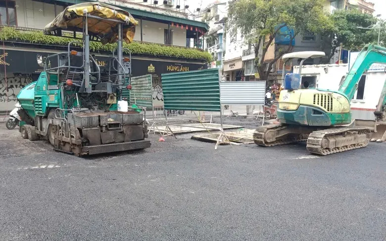 Hạng mục bể ngầm chợ Hàng Da với dung tích 2.500m3 đã được hoàn thành trong đêm 18/5.
