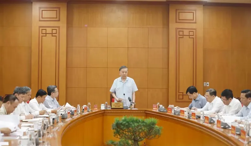 Tổng B&iacute; thư, Chủ tịch nước T&ocirc; L&acirc;m: Ph&aacute;t triển c&ocirc;ng nghiệp vật liệu theo hướng xanh, bền vững, tự chủ - Ảnh 1.