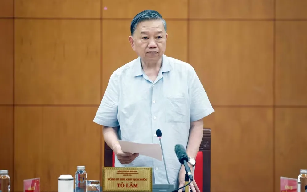 Tổng Bí thư, Chủ tịch nước Tô Lâm phát biểu. (Ảnh: Thống Nhất/TTXVN)