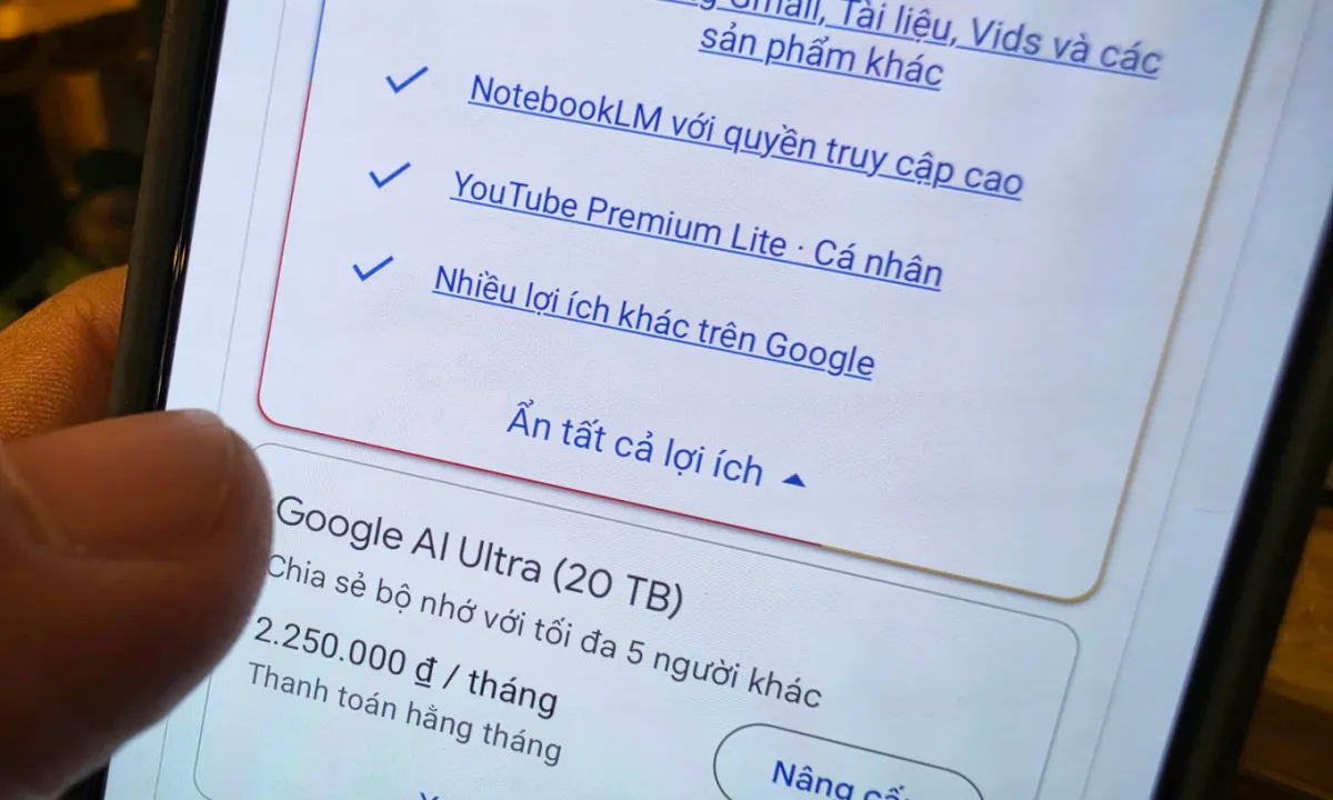 Người d&ugrave;ng g&oacute;i AI Pro của Google được tặng YouTube Premium Lite- Ảnh 1.