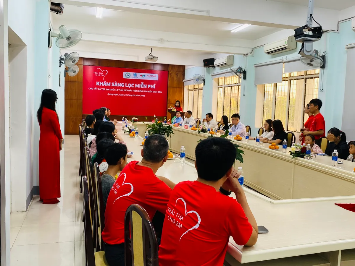 Mang cơ hội điều trị tim bẩm sinh đến với trẻ em Quảng Ngãi- Ảnh 1. Mang cơ hội điều trị tim bẩm sinh đến với trẻ em Quảng Ngãi- Ảnh 1.