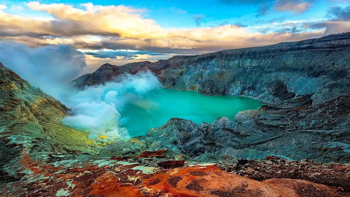 Ijen Geopark – “ngọn lửa xanh” kỳ ảo giữa vành đai núi lửa Indonesia- Ảnh 1. Ijen Geopark – “ngọn lửa xanh” kỳ ảo giữa vành đai núi lửa Indonesia- Ảnh 1.