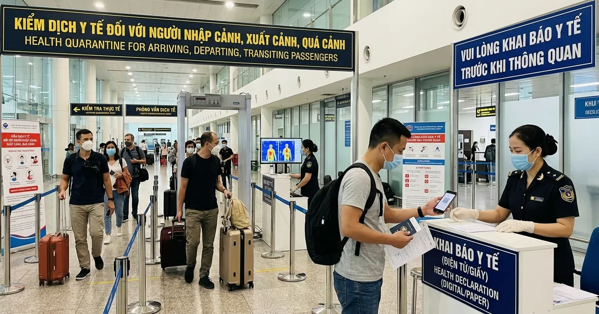 Từ 1/7/2026, người nhập cảnh phải khai báo y tế theo quy định mới- Ảnh 1. Từ 1/7/2026, người nhập cảnh phải khai báo y tế theo quy định mới- Ảnh 1.