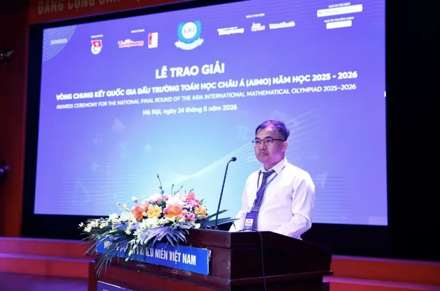 Hà Nội dẫn đầu vòng Chung kết quốc gia Đấu trường Toán học châu Á 2025-2026- Ảnh 2. Hà Nội dẫn đầu vòng Chung kết quốc gia Đấu trường Toán học châu Á 2025-2026- Ảnh 2.