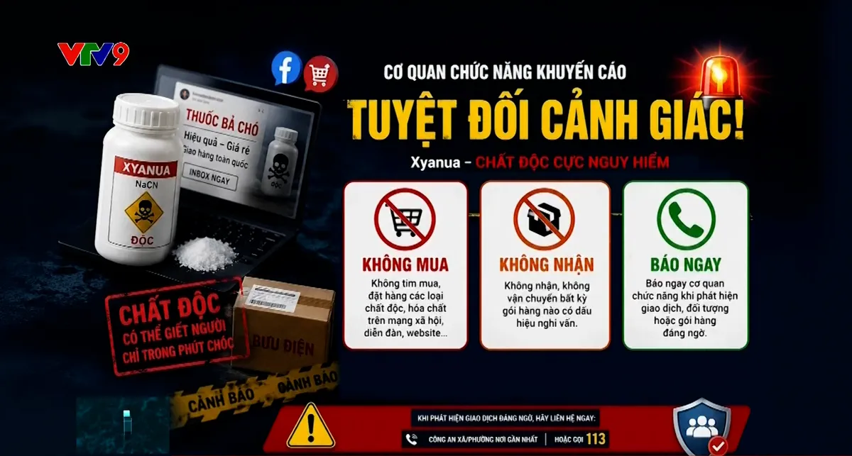Chỉ mua 1 viên xyanua cũng thành tội phạm