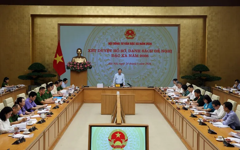 Sau phiên họp ngày 24/5, Hội đồng tư vấn đặc xá sẽ tổng hợp, trình Chủ tịch nước danh sách phạm nhân đủ điều kiện được đặc xá để xem xét, quyết định - Ảnh: VGP/Phương Nguyên