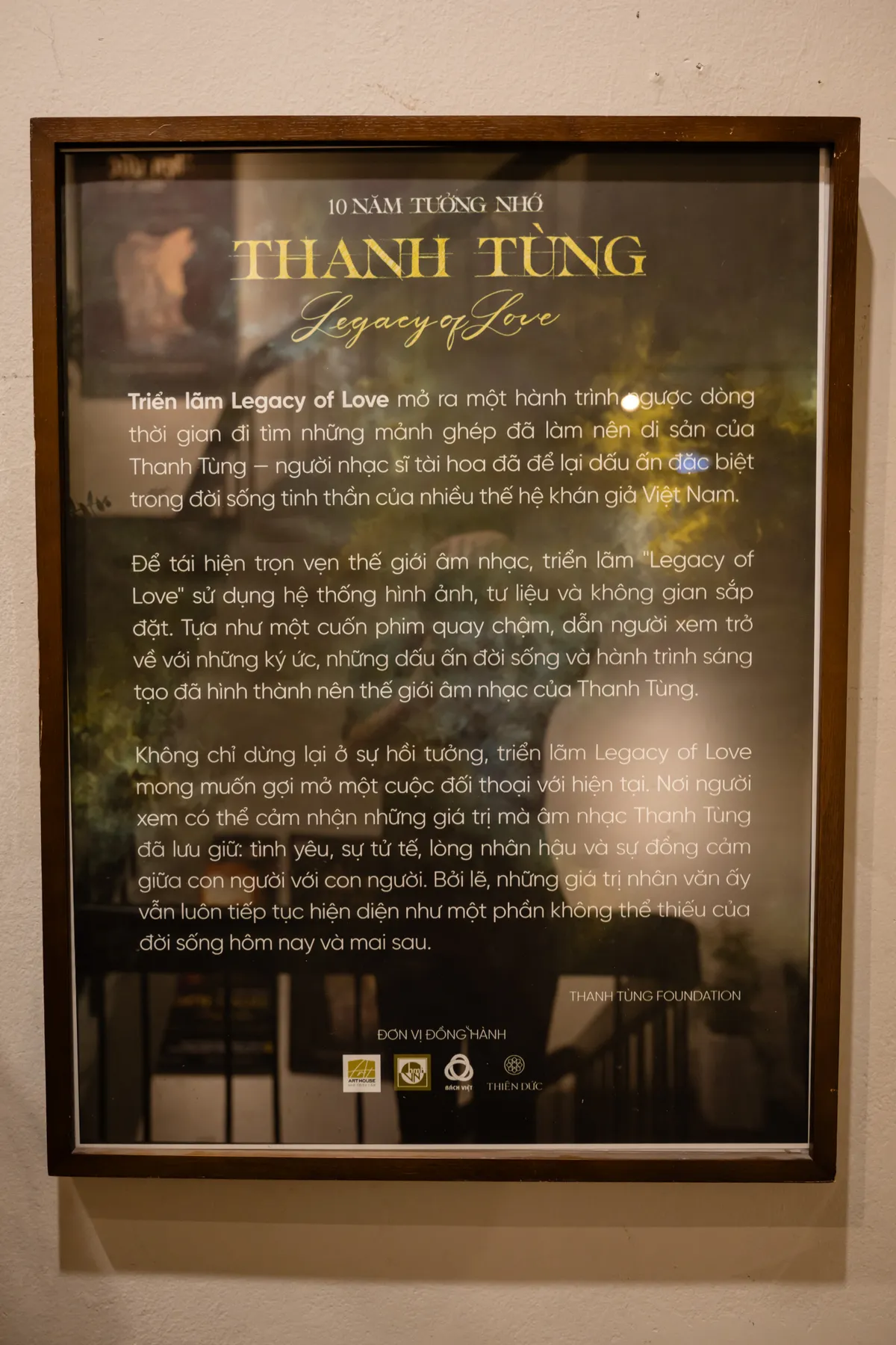 Legacy of Love: Triển lãm tưởng niệm 10 năm nhạc sĩ Thanh Tùng - Ảnh 9.
