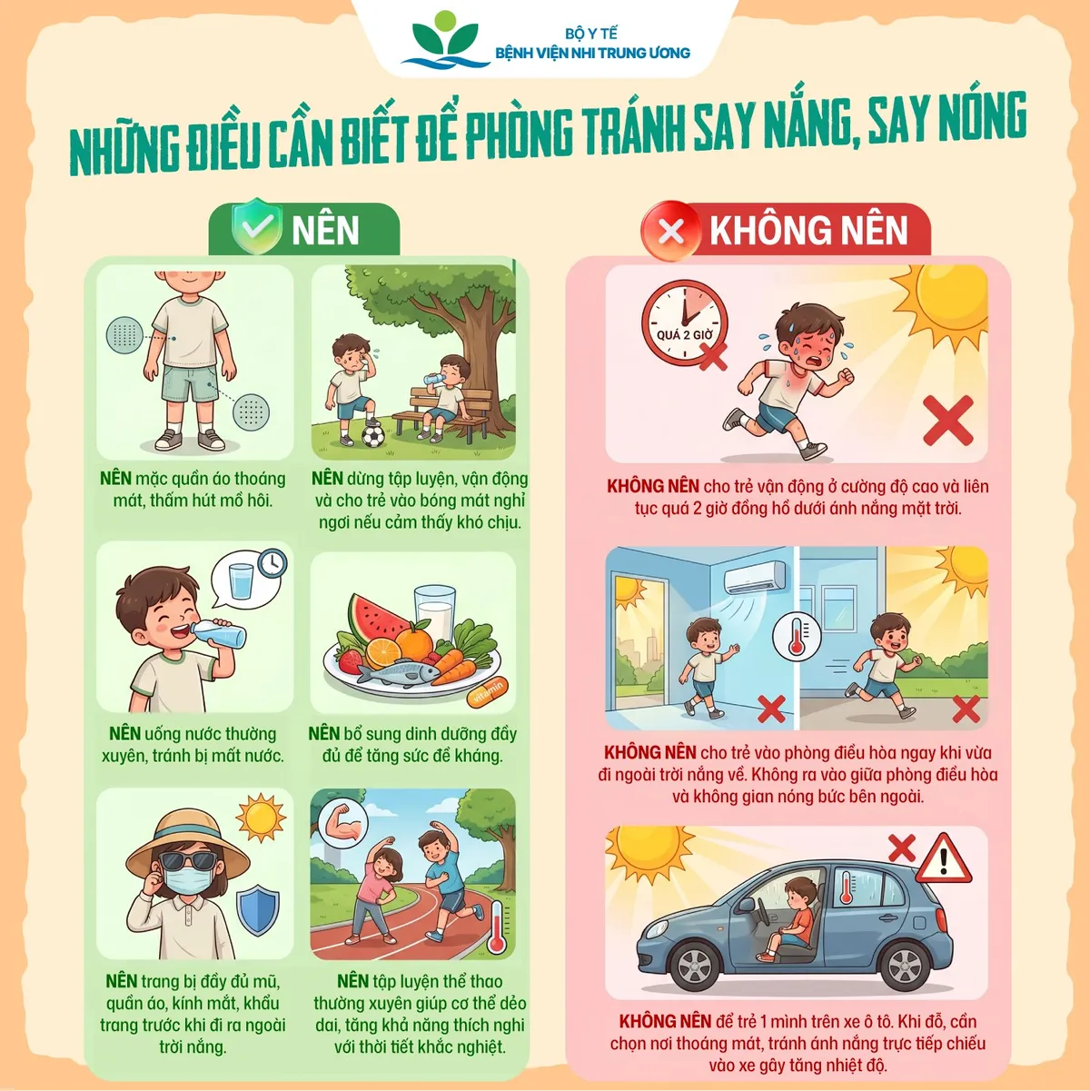 Nguy cơ say nắng, say nóng khi trẻ vui chơi ngoài trời- Ảnh 5. Nguy cơ say nắng, say nóng khi trẻ vui chơi ngoài trời- Ảnh 5.