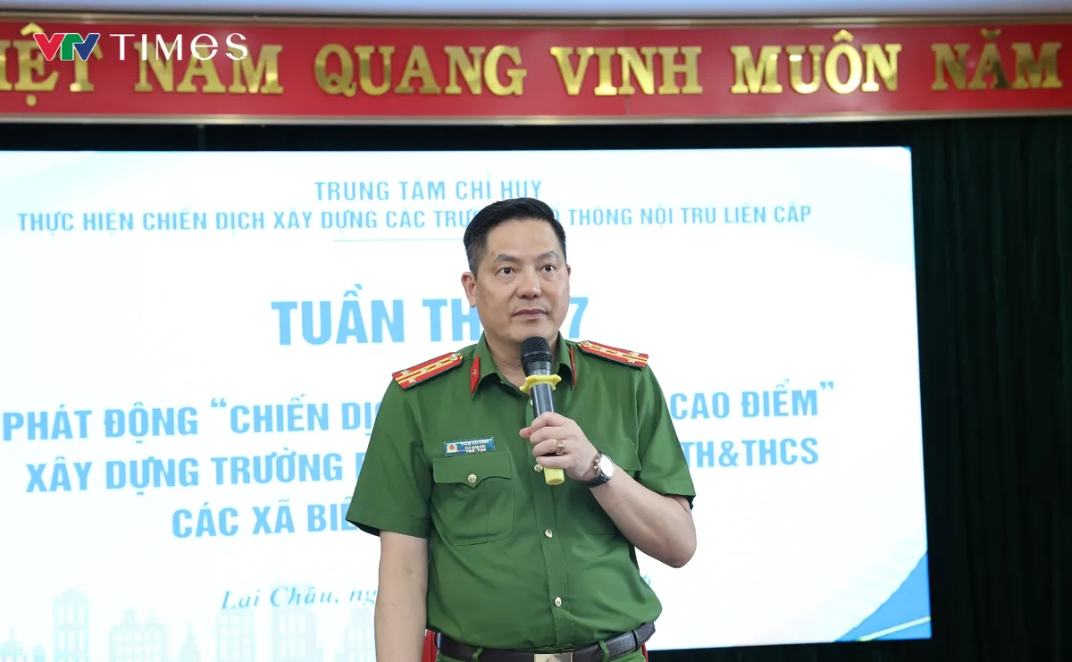 Lai Châu: Tăng tốc hoàn thành trường nội trú ở vùng biên - Ảnh 2.