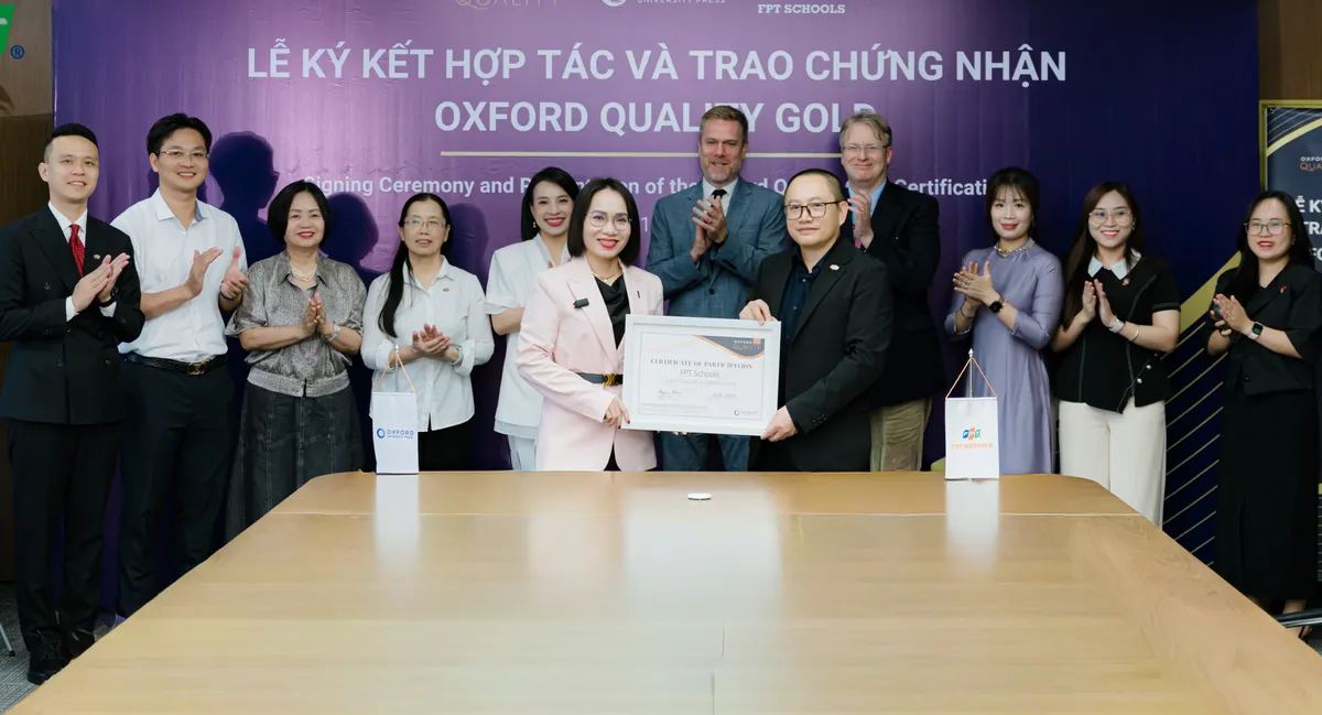  Đại diện duy nhất của Việt Nam đạt chứng nhận Oxford Quality Gold - Ảnh 1.
