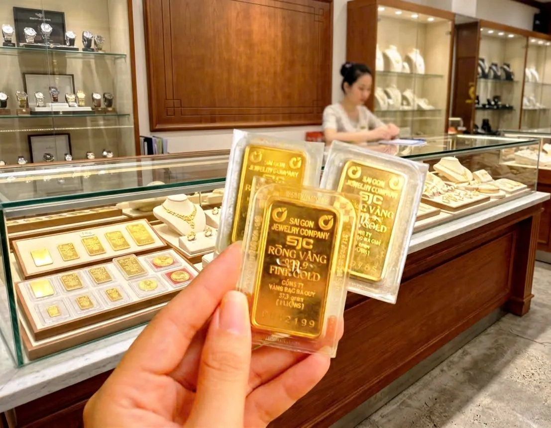 Giá vàng trong nước đồng loạt hạ nhiệt, SJC lùi sát ngưỡng 160 triệu đồng/lượng- Ảnh 1. Giá vàng trong nước đồng loạt hạ nhiệt, SJC lùi sát ngưỡng 160 triệu đồng/lượng- Ảnh 1.