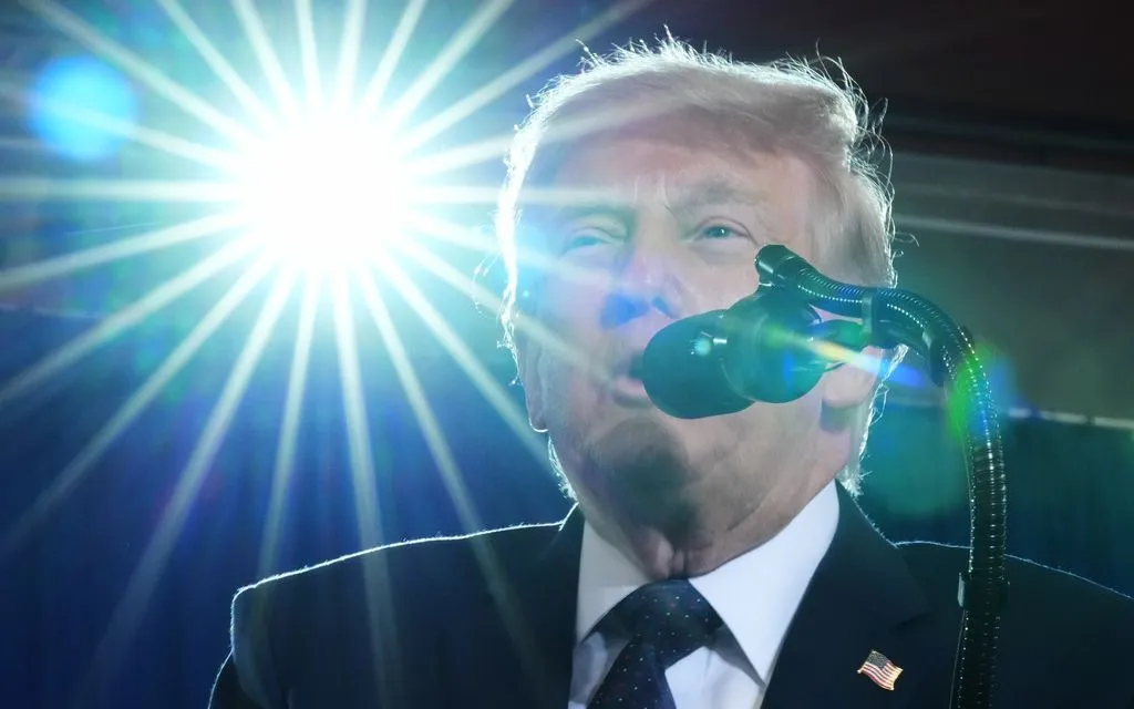 Tổng thống Mỹ Donald Trump phát biểu tại Rockland Community College, New York, ngày 22/5/2026. (Ảnh: AP)