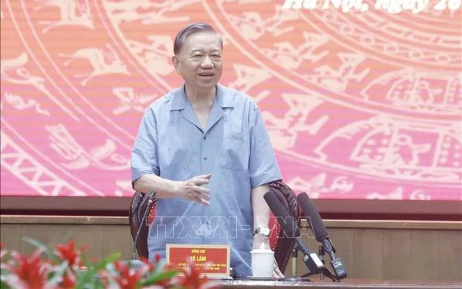 Tổng Bí thư, Chủ tịch nước Tô Lâm phát biểu. Ảnh: Thống Nhất/TTXVN