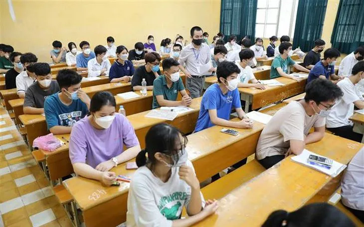 Thí sinh thi đánh giá tư duy (TSA)  tại Đại học Bách khoa Hà Nội. 